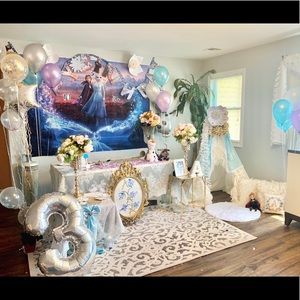 Frozen 2 Themed Party Backdrop